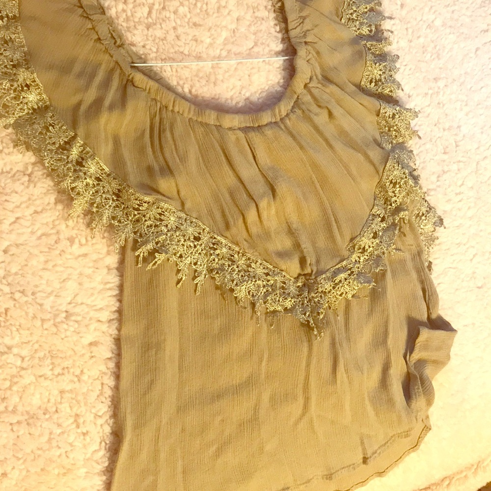 Boho off the shoulder shirt